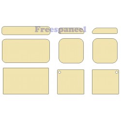 Deurpanelen 5mm Multiplex Blank Movano, Jumper, Boxer en Ducato